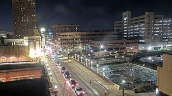 Weather camera view of City of Aurora IL.