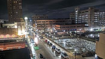 Weather camera view of City of Aurora IL.