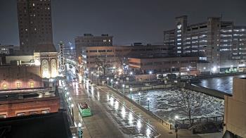 Weather camera view of City of Aurora IL.