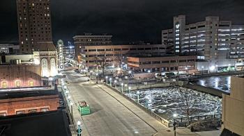 Weather camera view of City of Aurora IL.