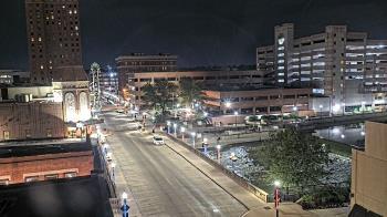 Weather camera view of City of Aurora IL.