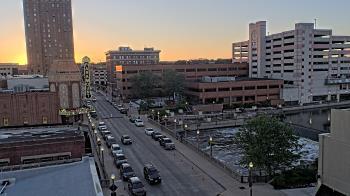 Weather camera view of City of Aurora IL.