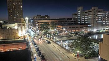 Weather camera view of City of Aurora IL.