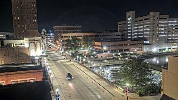 Weather camera view of City of Aurora IL.
