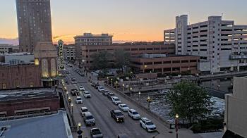 Weather camera view of City of Aurora IL.