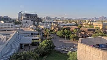 Weather camera view of Arizona Science Center.