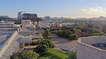 Weather camera view of Arizona Science Center.