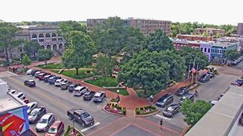 Weather camera view of Walton�s 5 & 10.