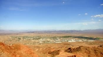 Weather camera view of Boulder City - view from River Mtn.