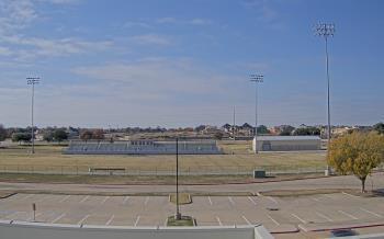 Weather camera view of Bluebonnet Elementary.
