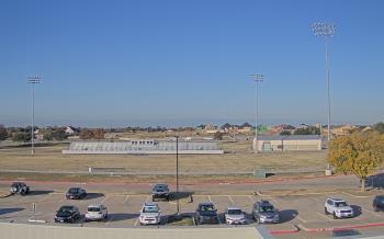 Weather camera view of Bluebonnet Elementary.