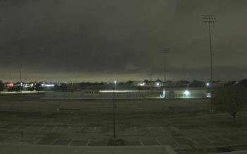 Weather camera view of Bluebonnet Elementary.