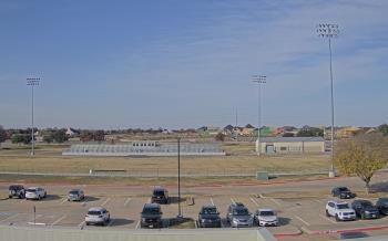 Weather camera view of Bluebonnet Elementary.