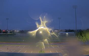 Weather camera view of Bluebonnet Elementary.
