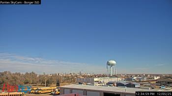 Weather camera view of Borger ISD.