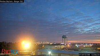Weather camera view of Borger ISD.