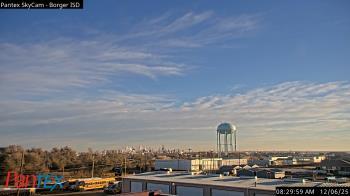 Weather camera view of Borger ISD.