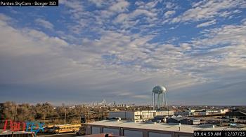 Weather camera view of Borger ISD.