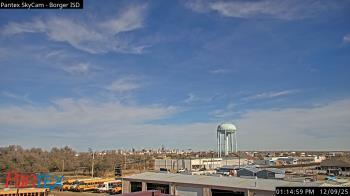 Weather camera view of Borger ISD.