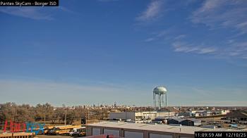 Weather camera view of Borger ISD.
