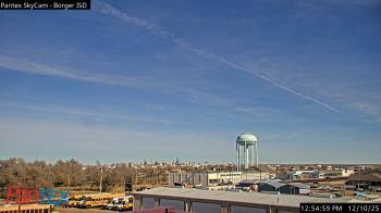 Weather camera view of Borger ISD.