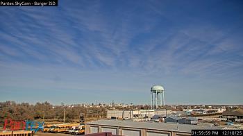 Weather camera view of Borger ISD.