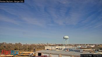 Weather camera view of Borger ISD.