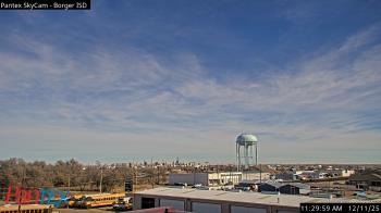 Weather camera view of Borger ISD.