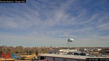Weather camera view of Borger ISD.