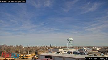 Weather camera view of Borger ISD.