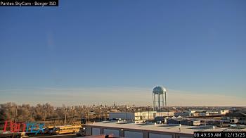 Weather camera view of Borger ISD.