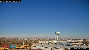 Weather camera view of Borger ISD.
