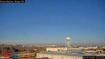 Weather camera view of Borger ISD.