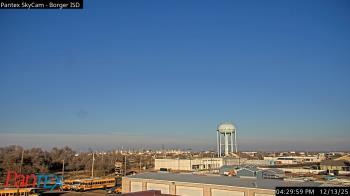 Weather camera view of Borger ISD.