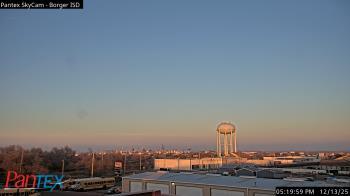 Weather camera view of Borger ISD.