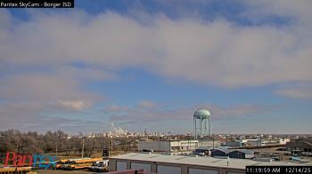Weather camera view of Borger ISD.