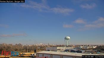 Weather camera view of Borger ISD.