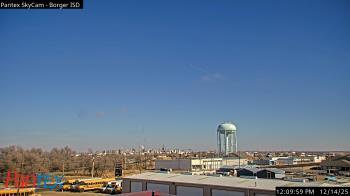 Weather camera view of Borger ISD.