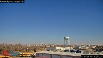 Weather camera view of Borger ISD.