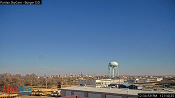 Weather camera view of Borger ISD.