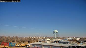 Weather camera view of Borger ISD.