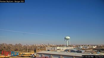Weather camera view of Borger ISD.