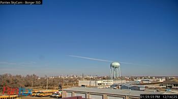 Weather camera view of Borger ISD.