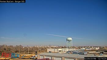 Weather camera view of Borger ISD.