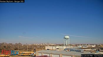 Weather camera view of Borger ISD.