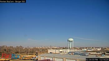 Weather camera view of Borger ISD.