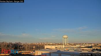 Weather camera view of Borger ISD.