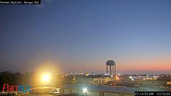 Weather camera view of Borger ISD.