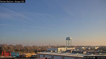 Weather camera view of Borger ISD.