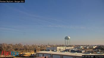 Weather camera view of Borger ISD.
